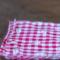 Lee Gingham Napkins Set 4 / Rose
