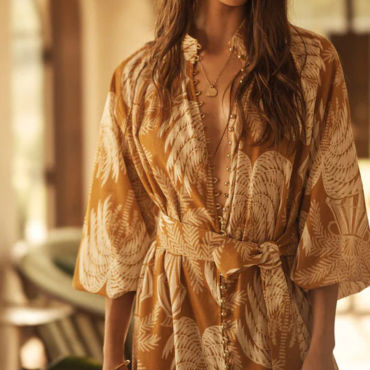 Dalla Palma Billow Sleeve Dress