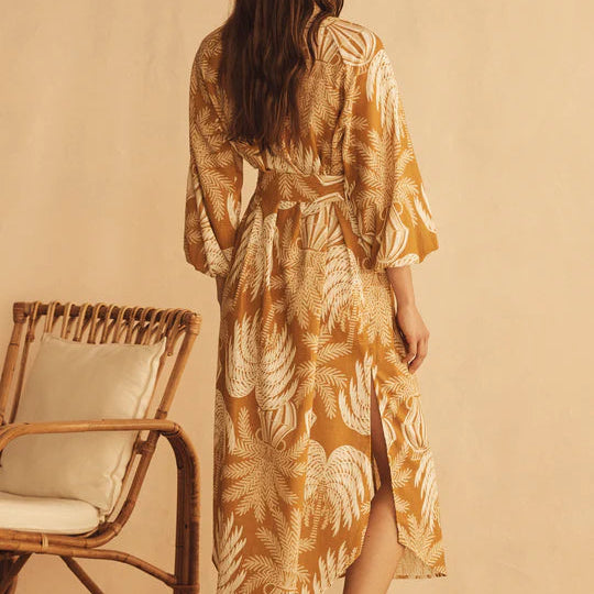 Dalla Palma Billow Sleeve Dress