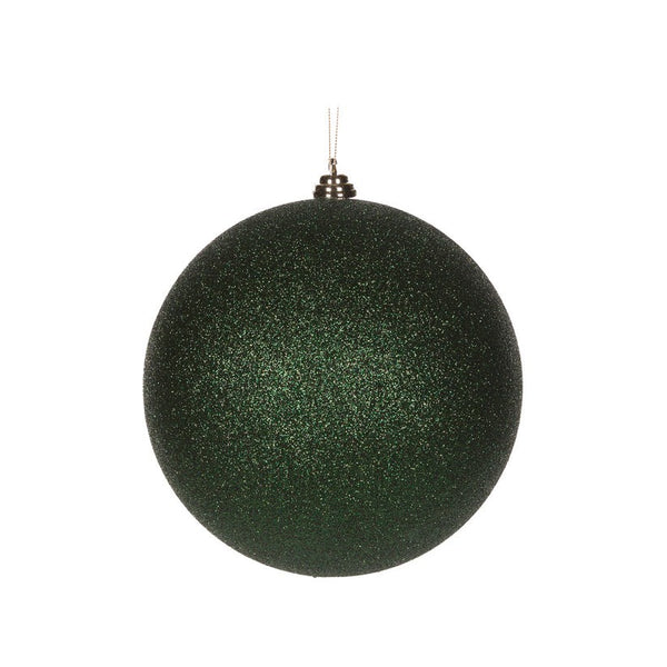 Glitter Bauble 20cm / Dark Green