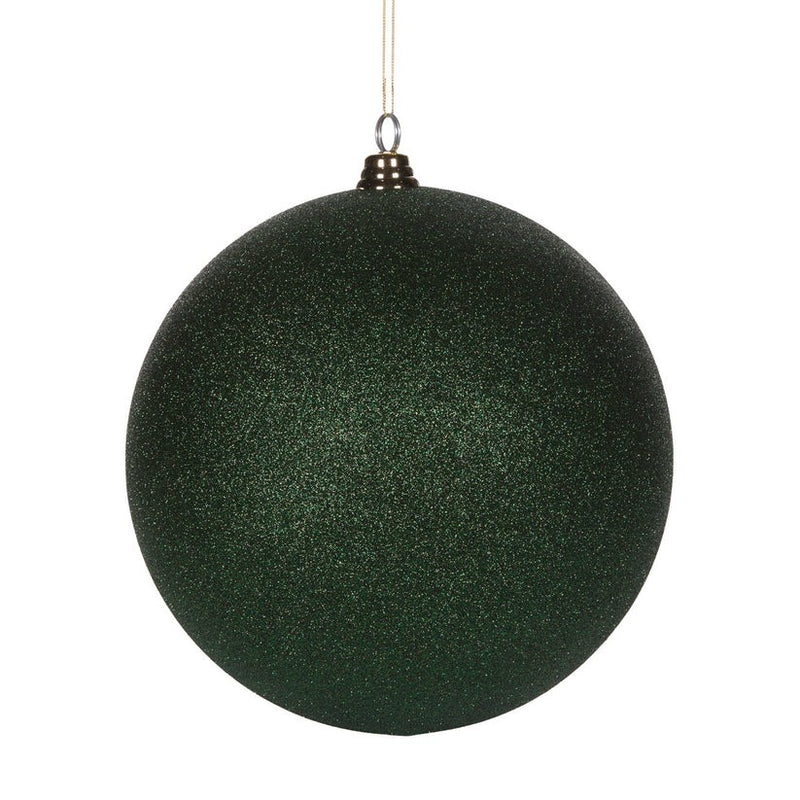 Glitter Bauble 30cm / Dark Green
