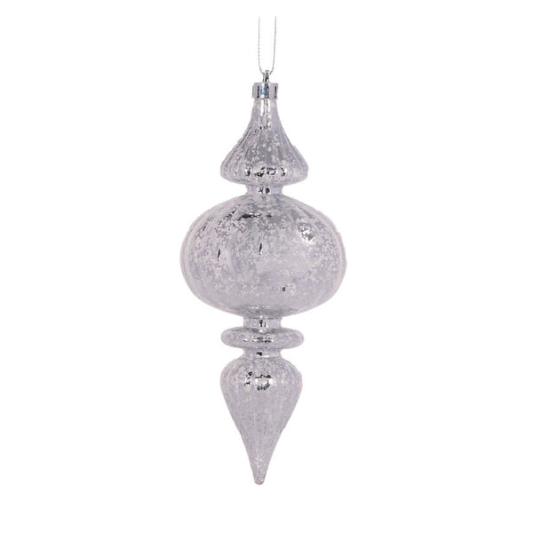 Mercury Bubble Finial / Silver