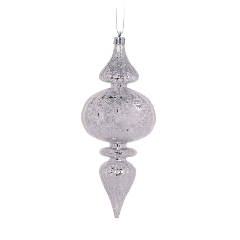 Mercury Bubble Finial / Silver