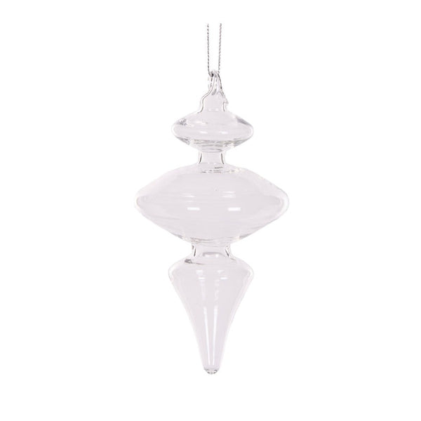 Modern Layered Finial / Clear