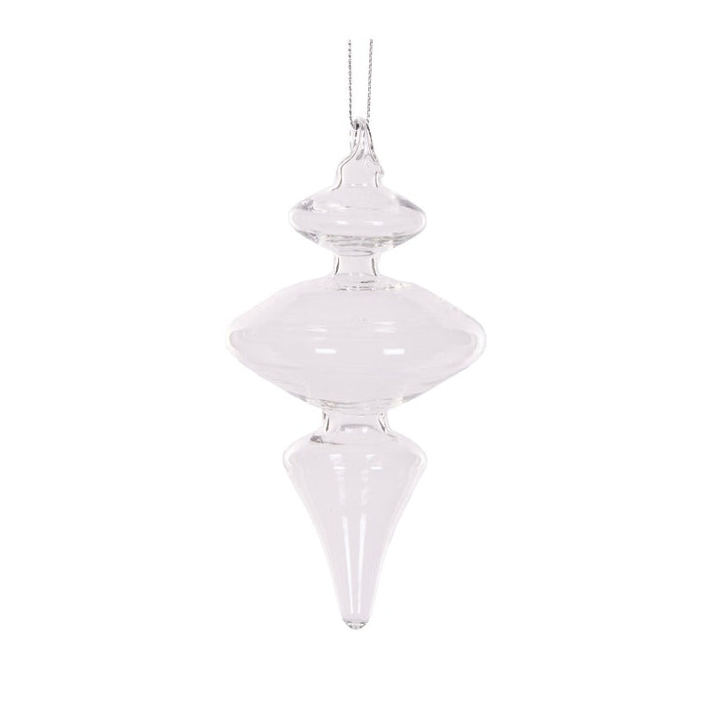 Modern Layered Finial / Clear