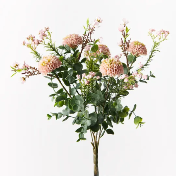 Dahlia Mix Bouquet 34cm / Pink Green