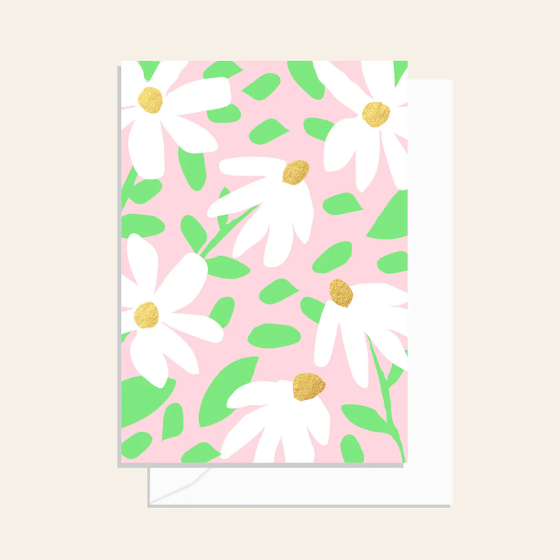 Daisy Card / Pink