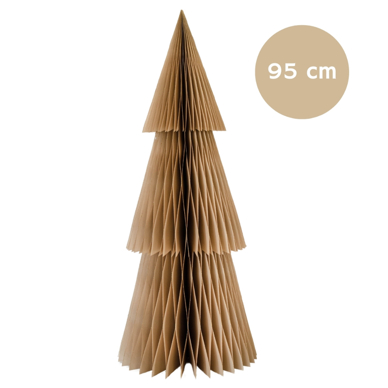 Deluxe Standing Tree Ornament 95cm / Flaxseed