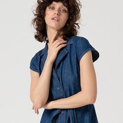 Denim Shirt dress with Belt