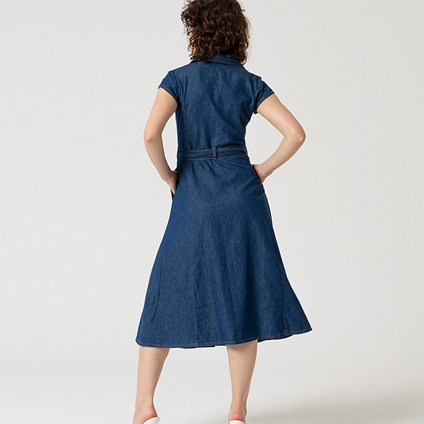 Denim Shirt dress with Belt