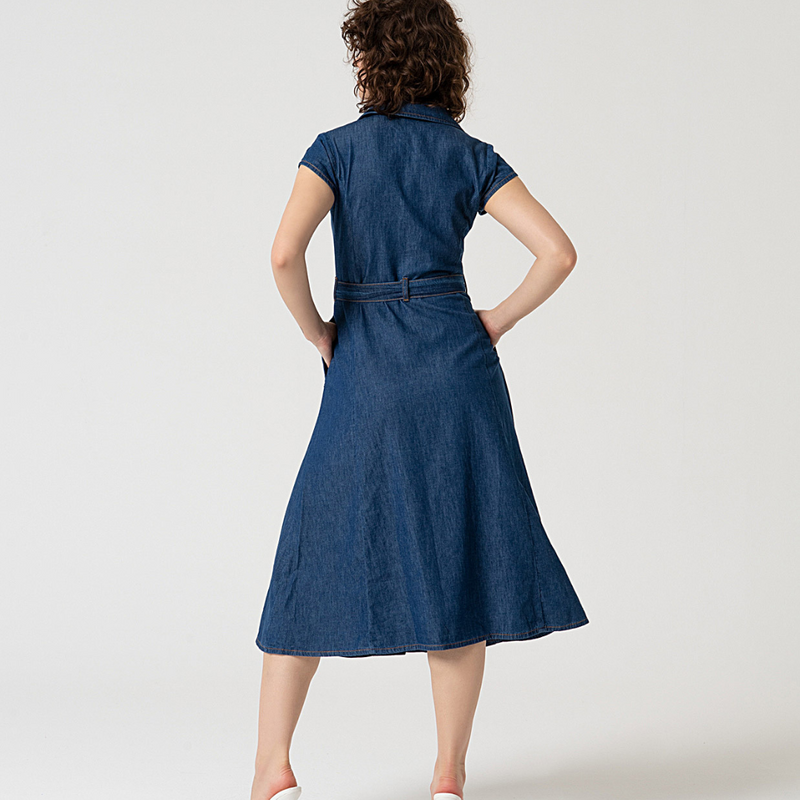 Denim Shirt dress with Belt