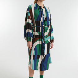 Paradis Supersonic Dress / Blue + Green