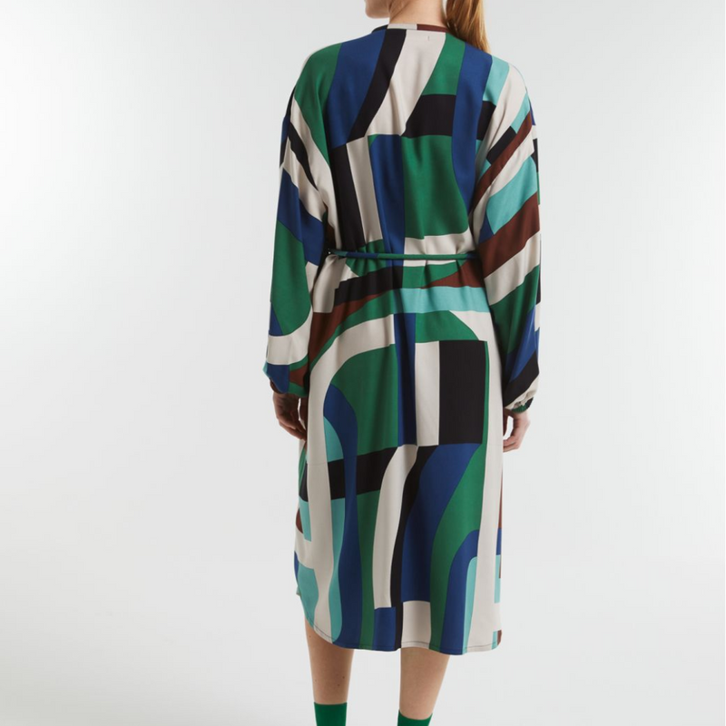 Paradis Supersonic Dress / Blue + Green