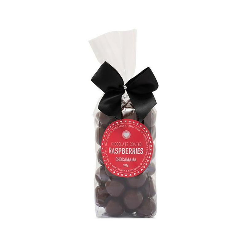 Dark Chocolate Raspberries / 300g