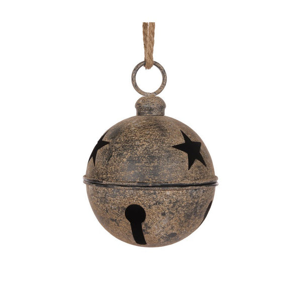 20cm Rusted Bell / Silver