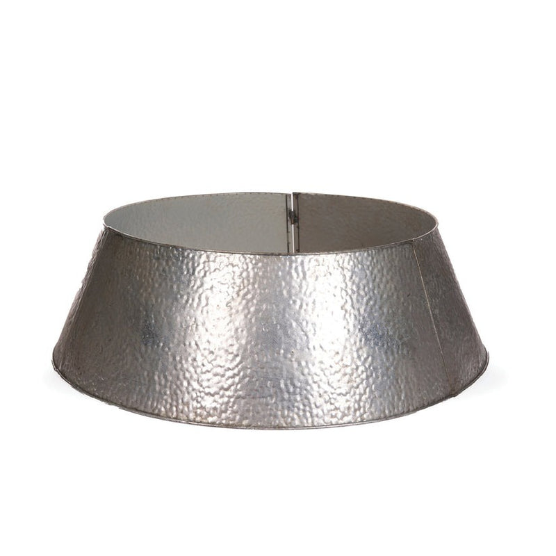 Embossed Tree Skirt / Silver