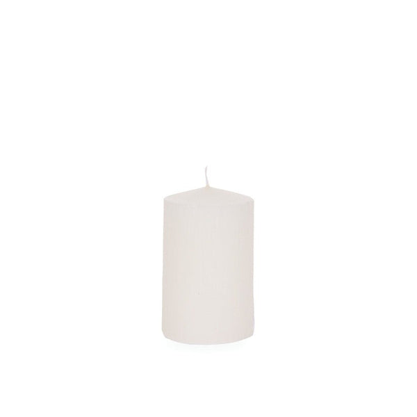 Ribbed Pillar Candle 10.5cm / Natural
