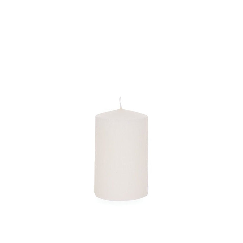 Ribbed Pillar Candle 10.5cm / Natural