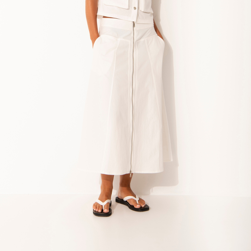Elba Skirt  / White