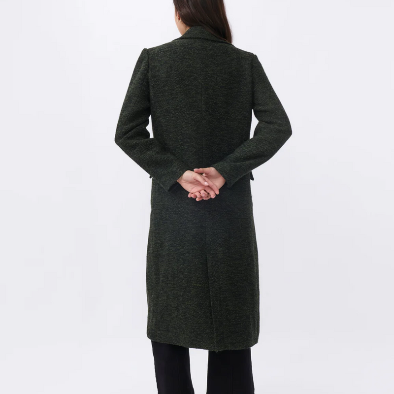 Etta Coat / Green + Black