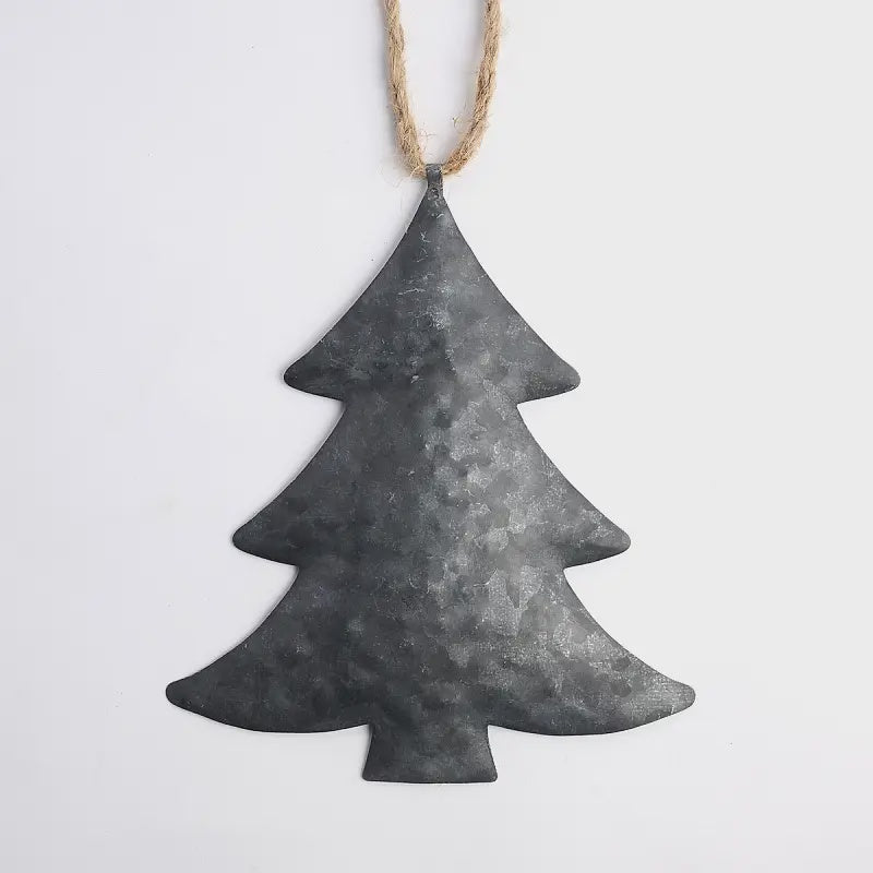 Evergreen Pressed Tin Ornament / Large