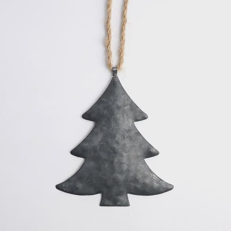 Evergreen Pressed Tin Ornament / Medium