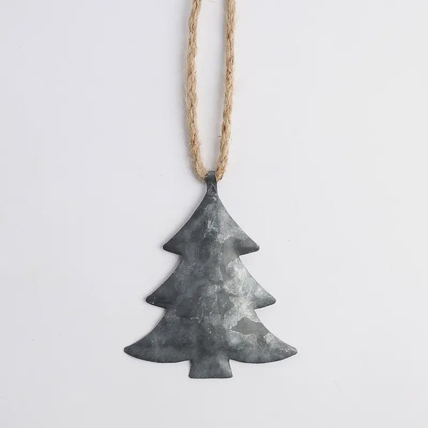 Evergreen Pressed Tin Ornament / Small