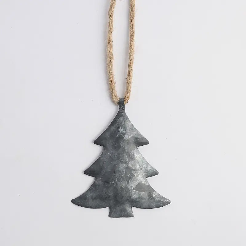 Evergreen Pressed Tin Ornament / Small