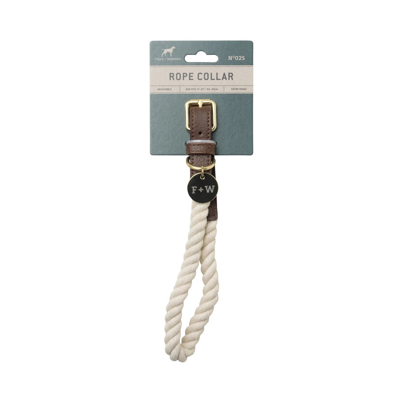 Large Dog Collar / Cream