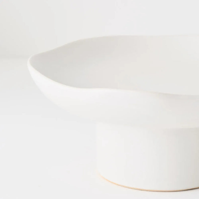 Fisko Pedestal Stand 12 x 27cm / White