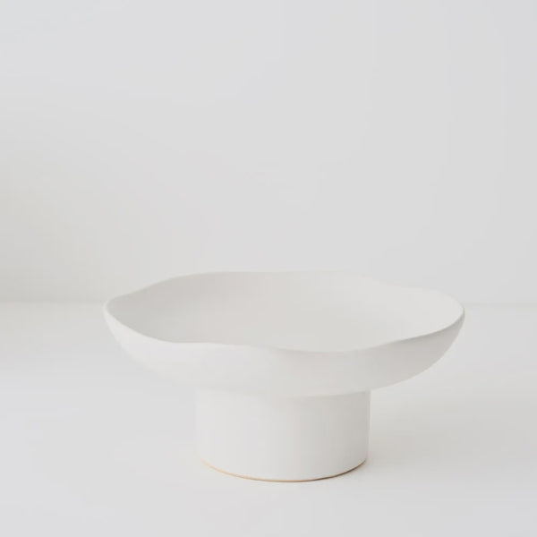 Fisko Pedestal Stand 12 x 27cm / White
