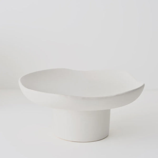 Fisko Pedestal Stand 15 x 33cm / White