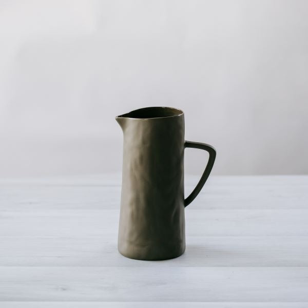 Flax Jug w Handles 24cm / Khaki