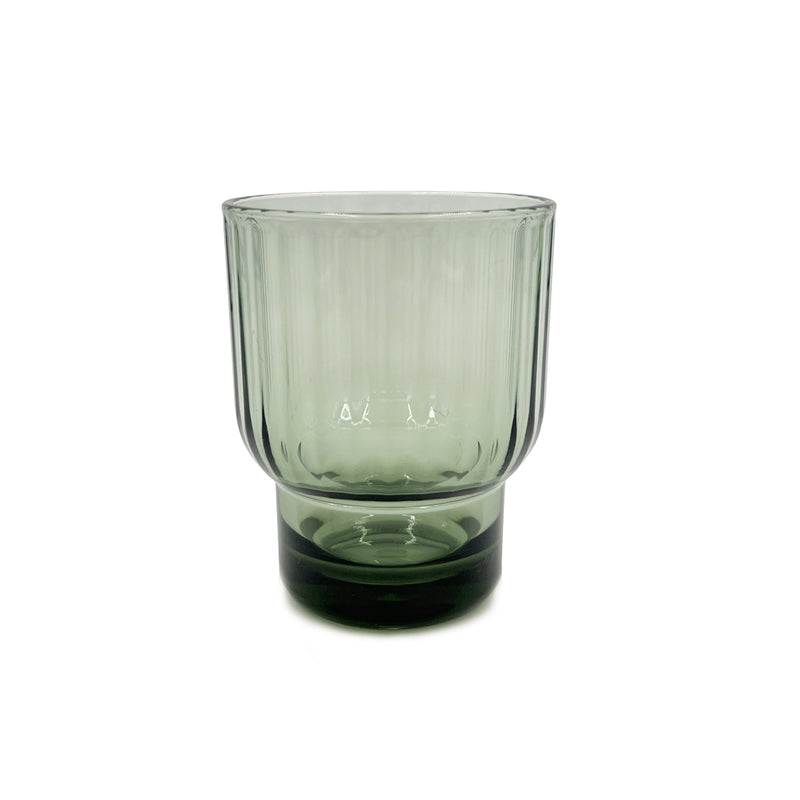 Ribbed Acrylic Tumbler / Green