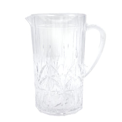 Acrylic Crystal Cut Pitcher / Clear