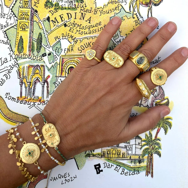 Beldi Bracelet Adjustable / Pearl