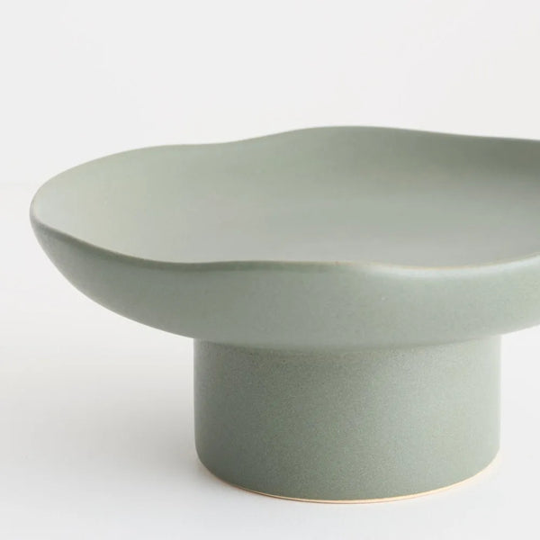 Fisko Pedestal Stand 15 x 33cm / Olive