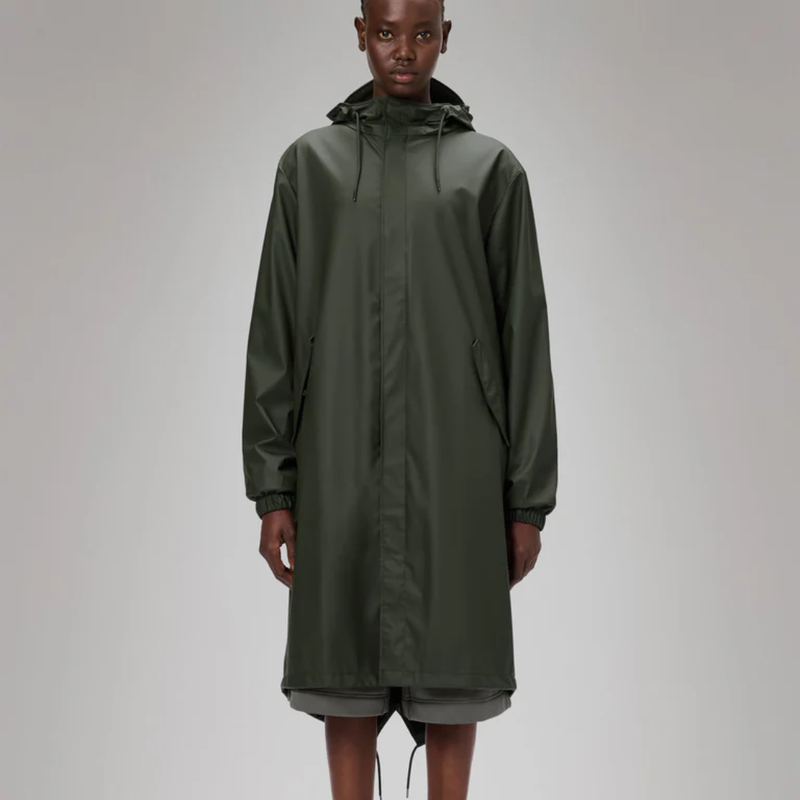 Rains Fishtail Parka / Green