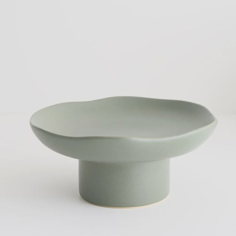 Fisko Pedestal Stand 15 x 33cm / Olive