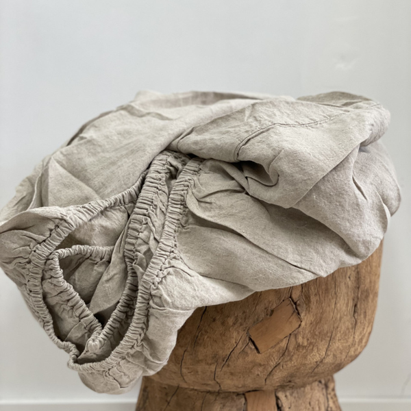 Basics Fitted Sheet Queen / Natual