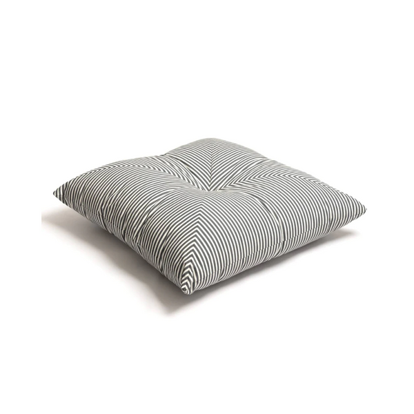 Floor Pillow / Laurens Navy Stripe