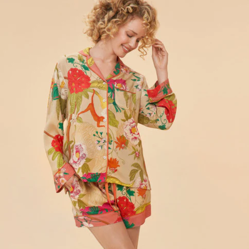 Supersoft Pyjamas / Tropical Flora + Fauna Coconut