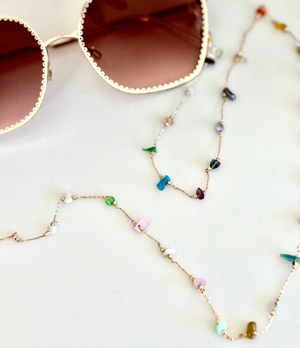 Sunglasses Chain / Delicate Candy Rock