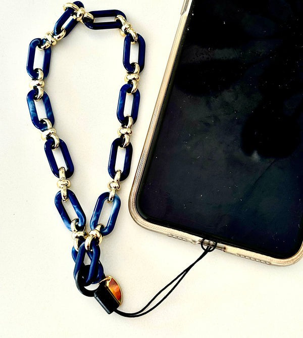 Mila Phone Chain Charm / Navy