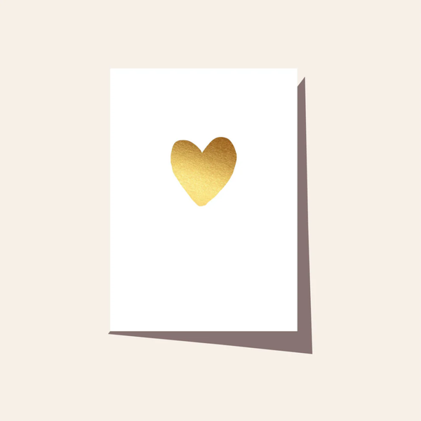 New Gold Heart Card