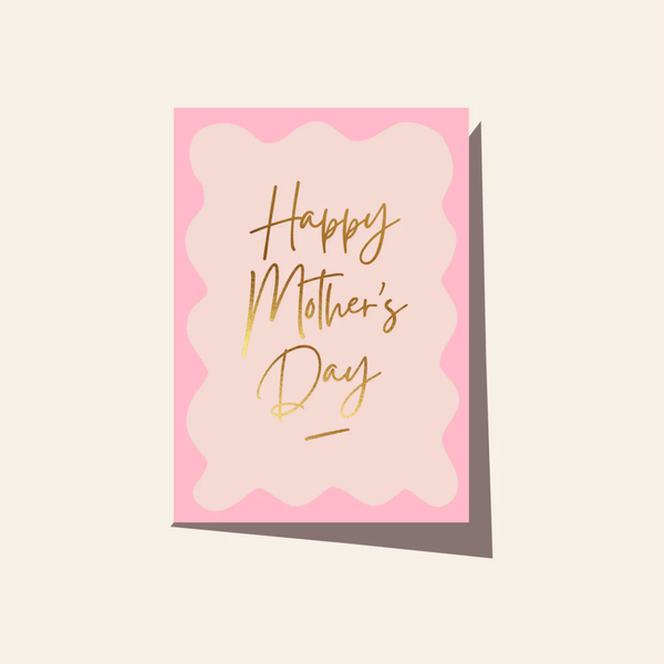 Wavy Mother's Day Card
