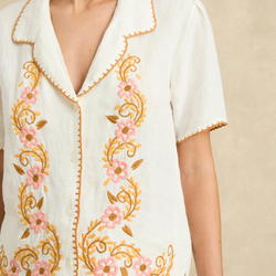 Gabriela Shirt / Blossom Coral