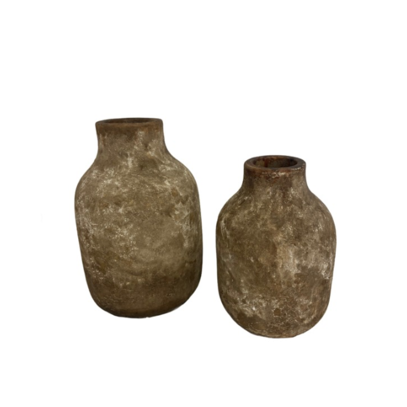 Genoa Small Vase / Dirty Chalk