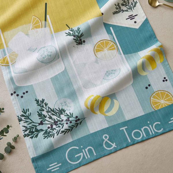 Tea Towel / Gin + Tonic