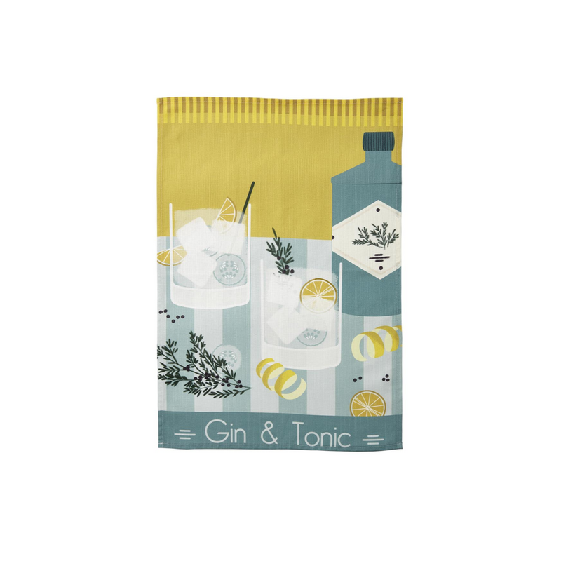 Tea Towel / Gin + Tonic